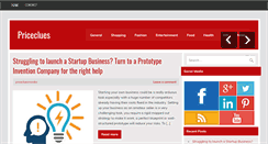 Desktop Screenshot of priceclues.com